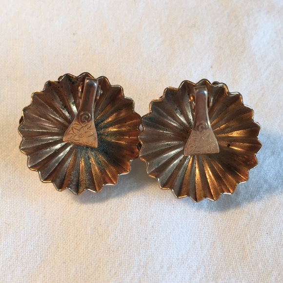 Vintage Moorehouse Enameled Clip On Earrings - Picture 3 of 6